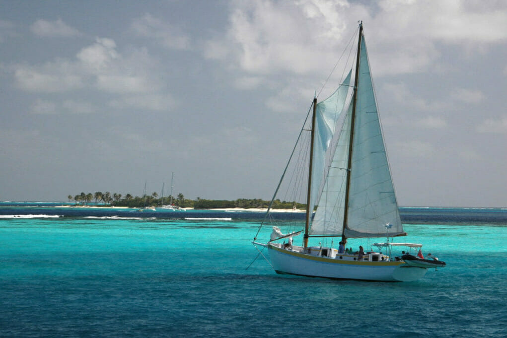 Tobago Cays sailing, Caribbean