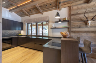 Kitchen at Chalech L in Lech