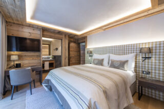 Twin double bedroom at Chalech L in Lech