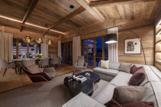 Lounge space at Chalech L in Lech