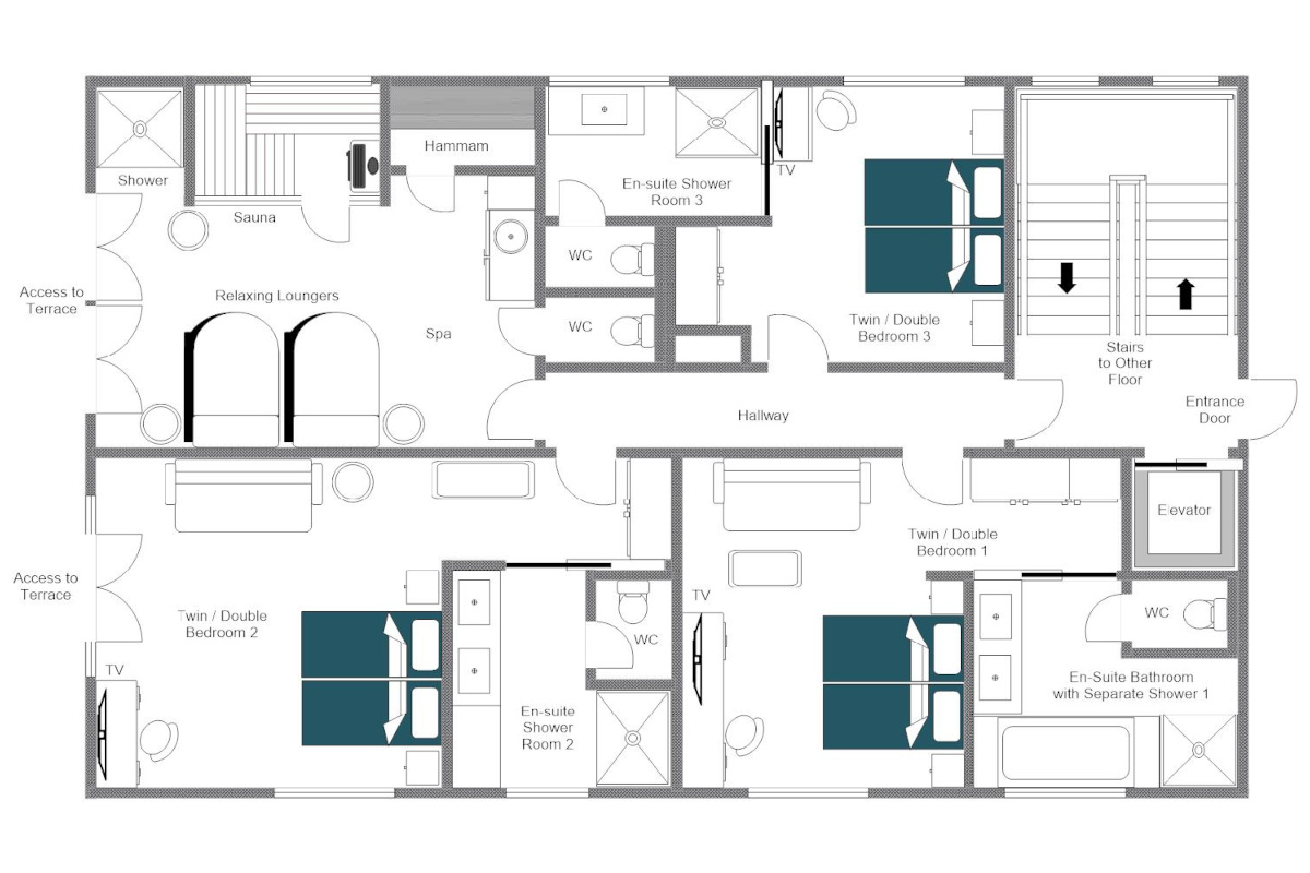 Chalech S Lech floor plan ground floor