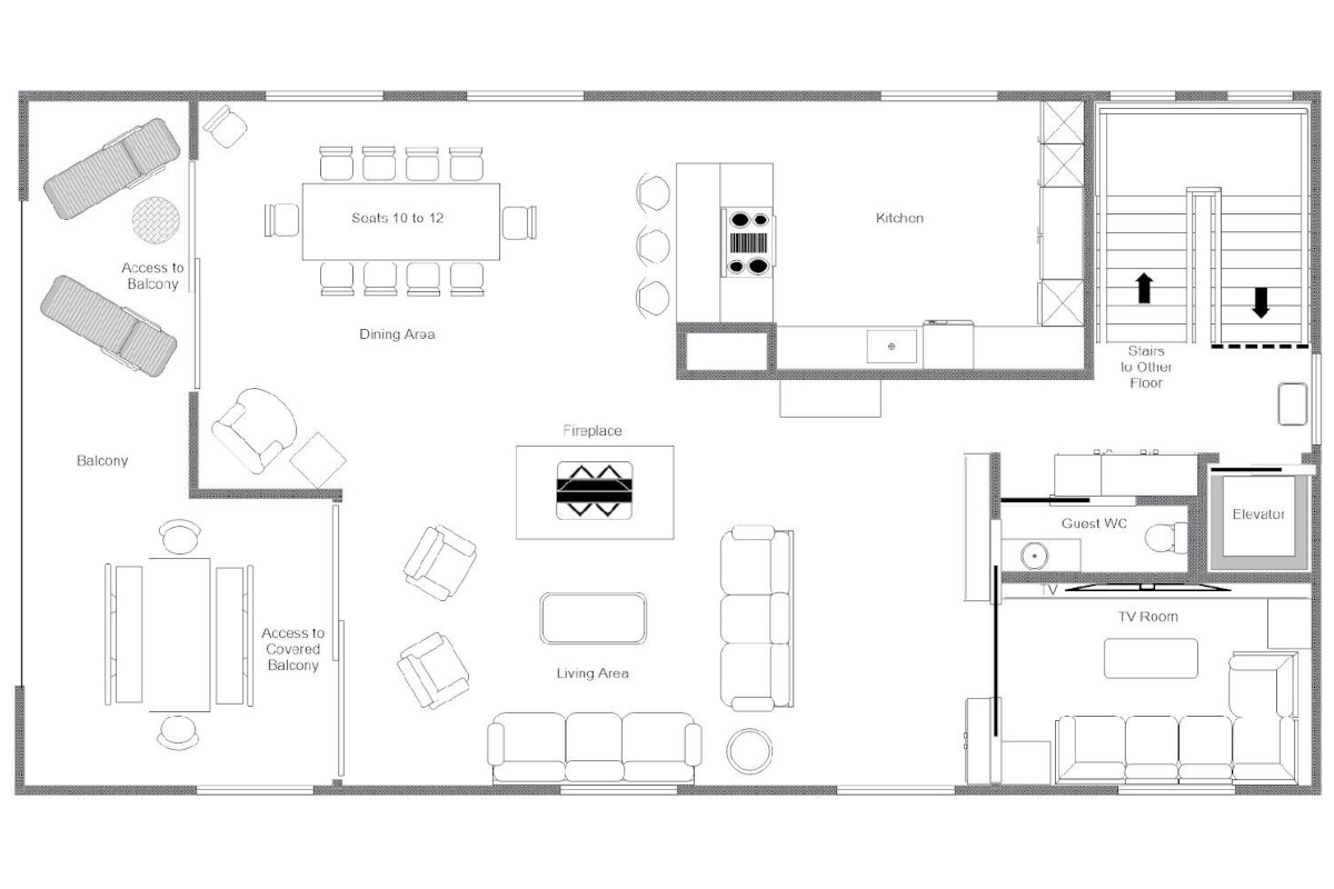 Chalech S Lech floor plan top floor