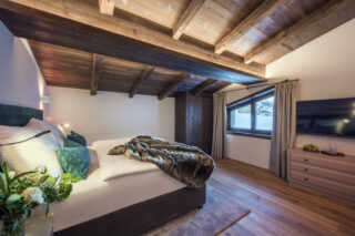 Double/twin bedroom three at Nidus Penthouse in Lech