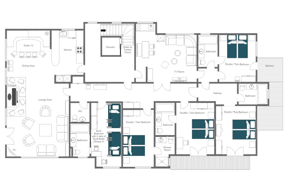 Apartment Soline St Anton floor plan