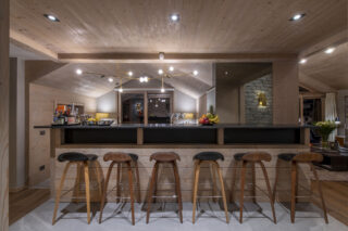 Fully stocked bar at Chalet Altius in Meribel