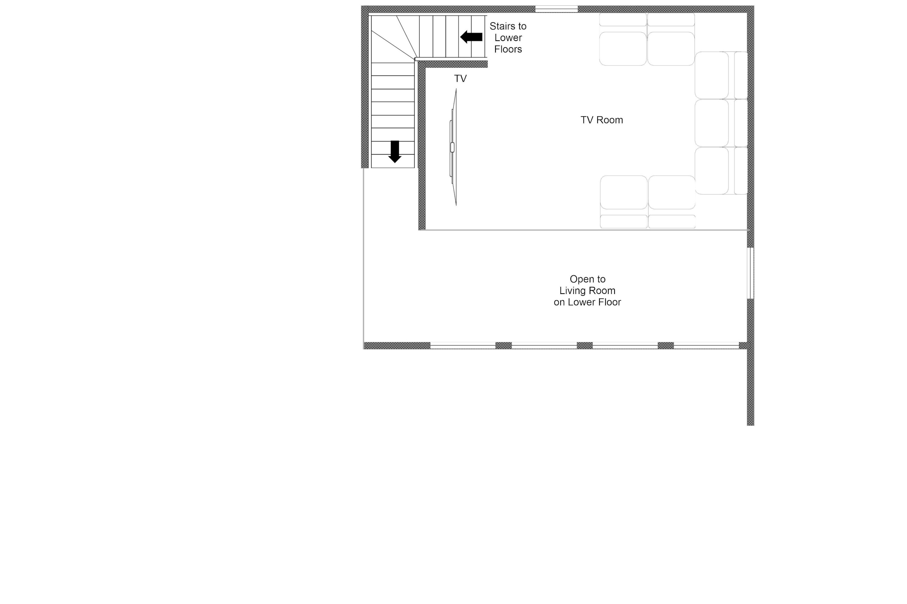 Chalet Face à Face Val d'Isère floor plan top floor