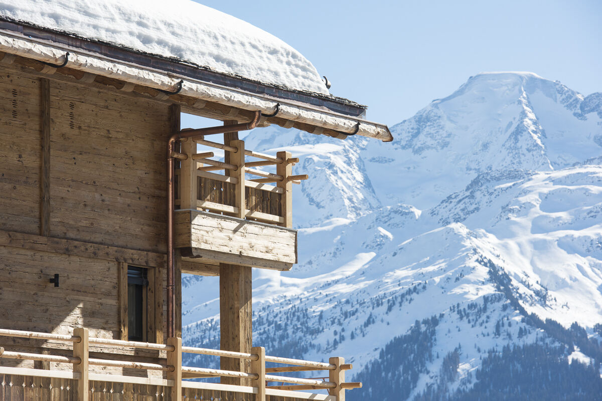 Incredible mountain views at Chalet Bella Rocca in Verbier