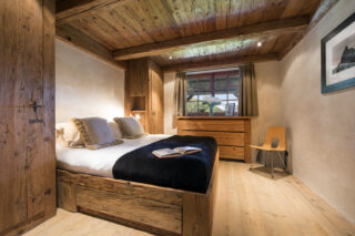 Double bedroom three at Chalet Bibi in Verbier