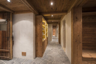 First floor hallway at Chalet Bibi in Verbier