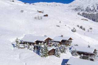 Chalet Bibi in Verbier on the snow covered Savolyères mountainside