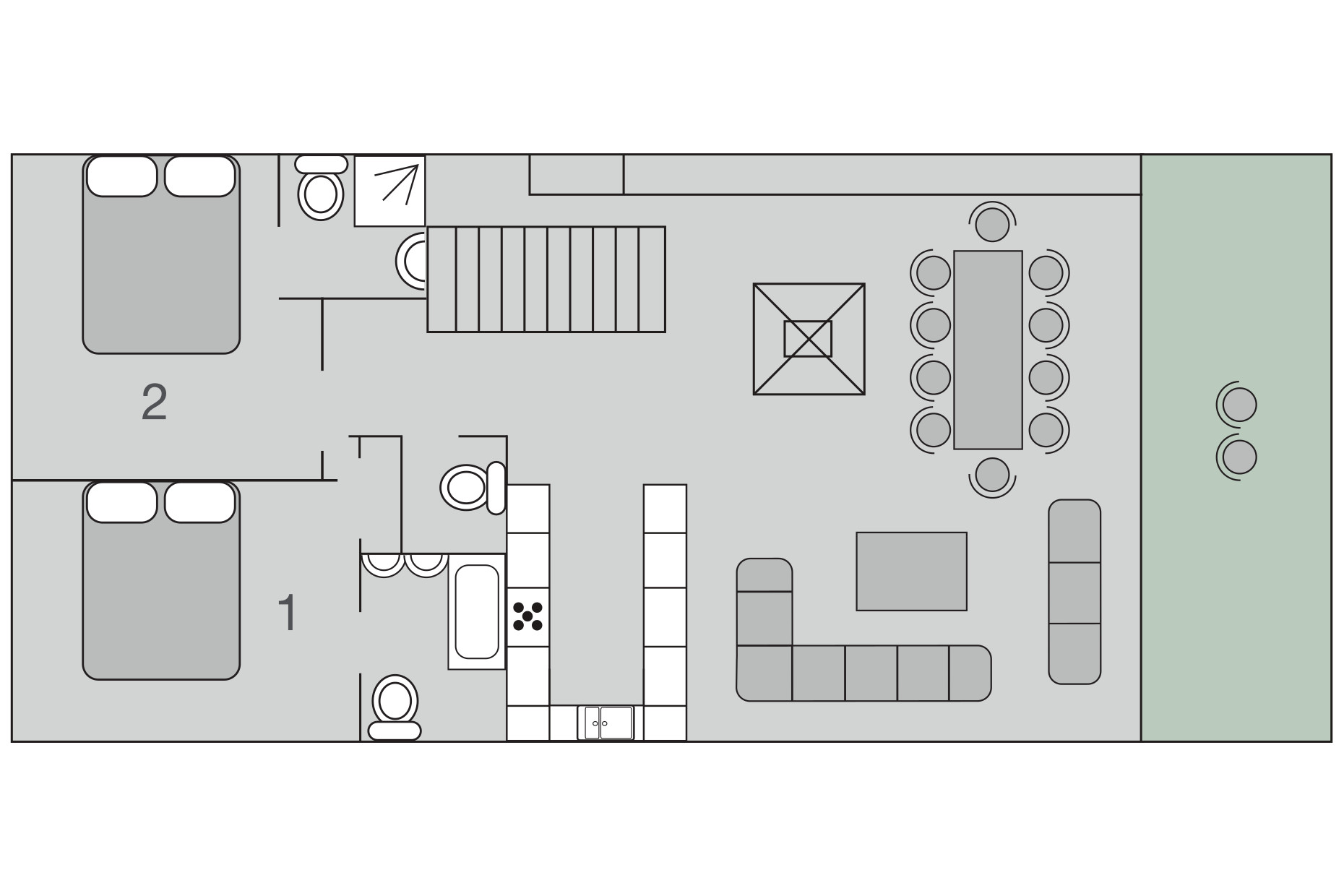 Entre Ciel et Terre Verbier floor plan of first floor