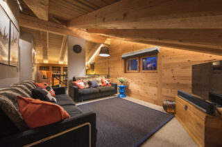 Tv snug at Entre Ciel et Terre in Verbier