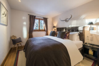Double bedroom at Chalet Milou in Verbier