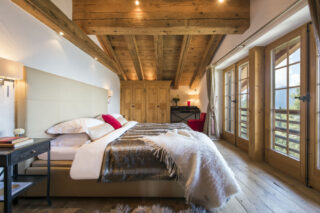 Master bedroom at Chalet Milou in Verbier