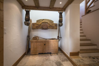 Entrance hall at Chalet Milou in Verbier