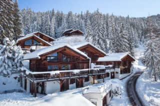 Magnificent exterior with forest at Chalet Milou in Verbier