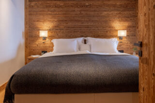 Bedroom four at Chalet Pierrier in Verbier