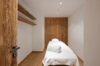 Massage and treatment room at Chalet Pierrier in Verbier