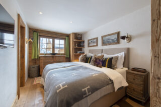 Bedroom one at Apartment Silver in Verbier