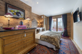 Bedroom two at Apartment Silver in Verbier