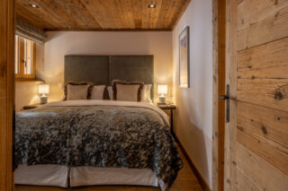 Bedroom two at Chalet Sirocco in Verbier