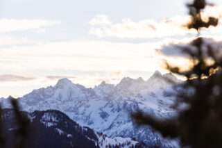 View of the mountains at Chalet Sirocco in Verbier