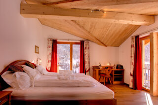 Double bedroom 3 at Chalet Gemini in Zermatt
