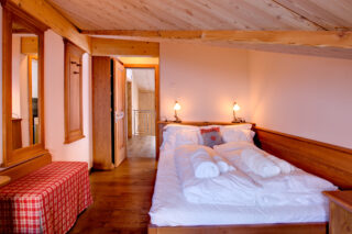 Double bedroom 5 at Chalet Gemini in Zermatt