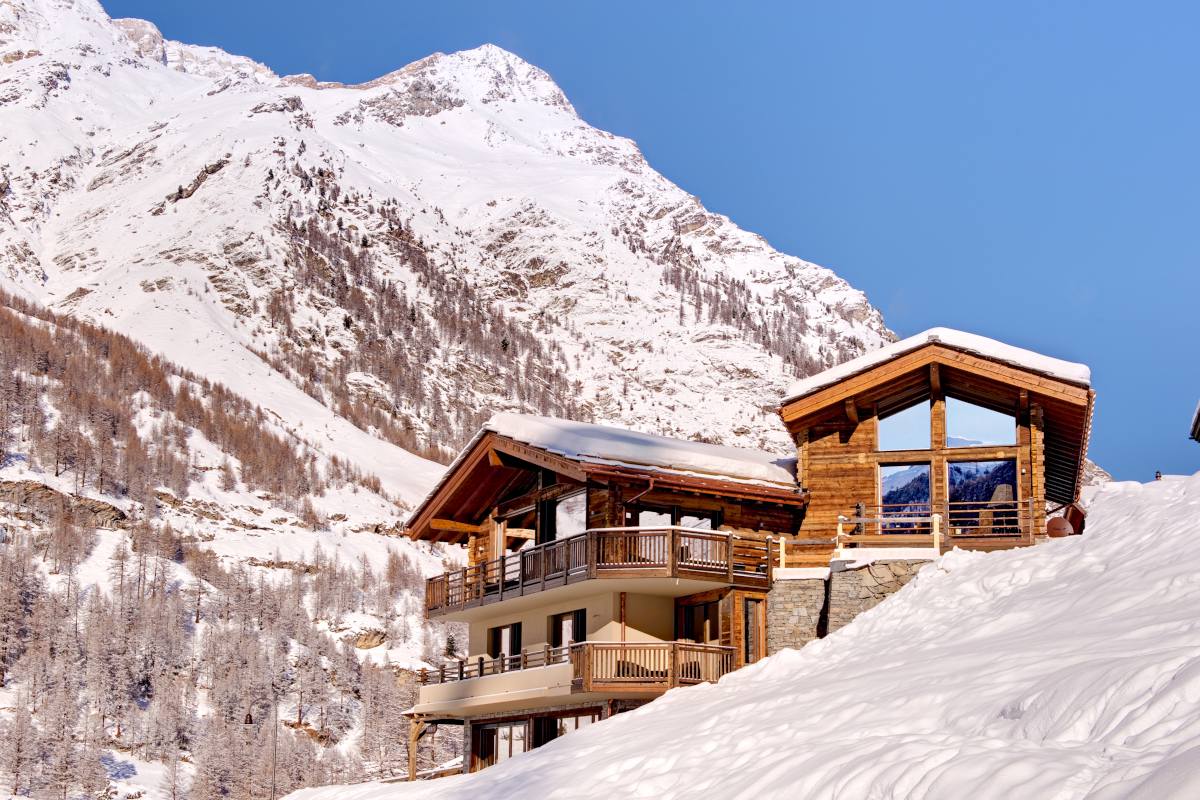 Exterior view of Chalet Grace in Zermatt