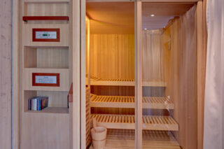 Sauna at the Heinz Julen Penthouse in Zermatt