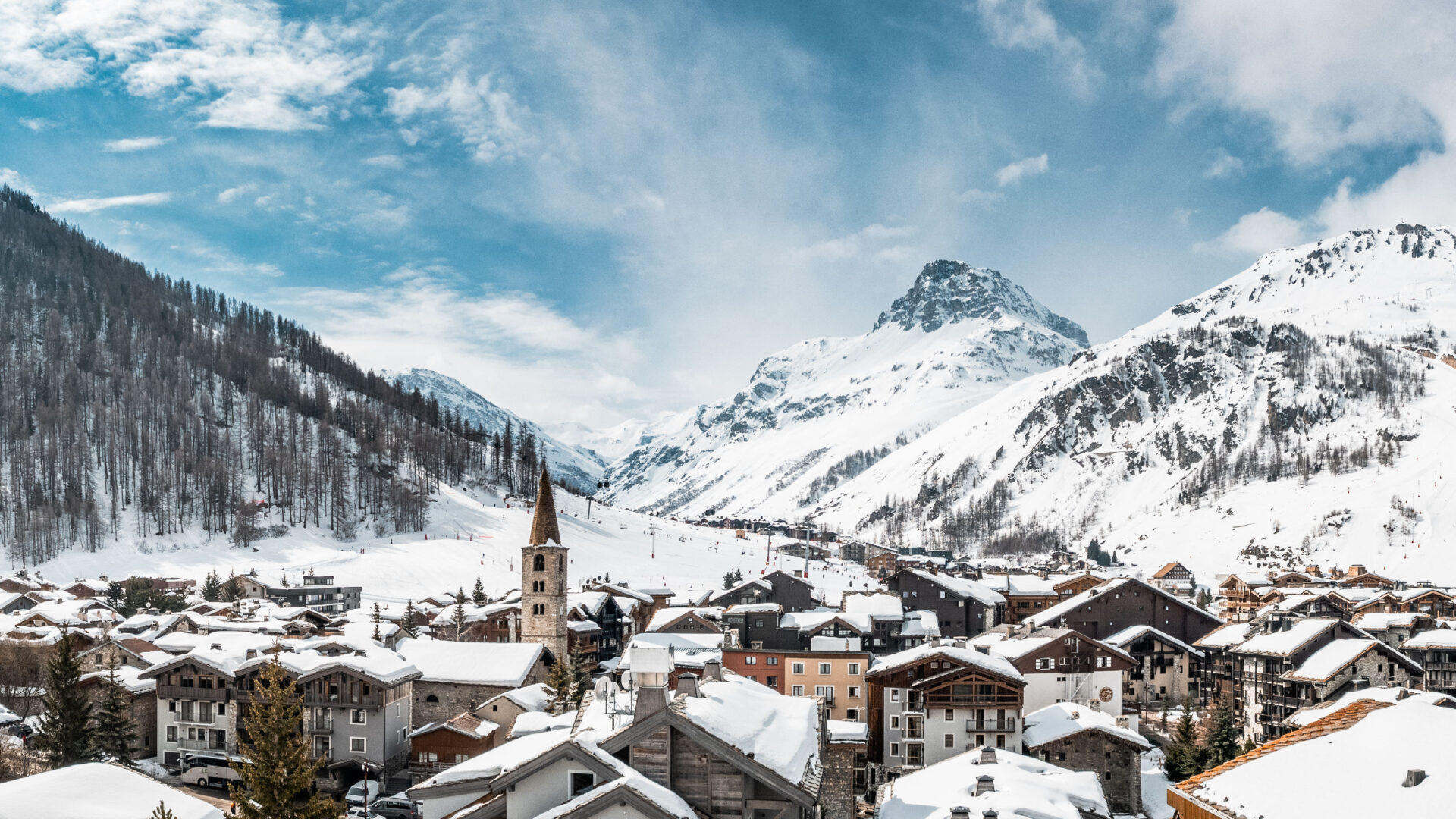 Val d'Isere in winter