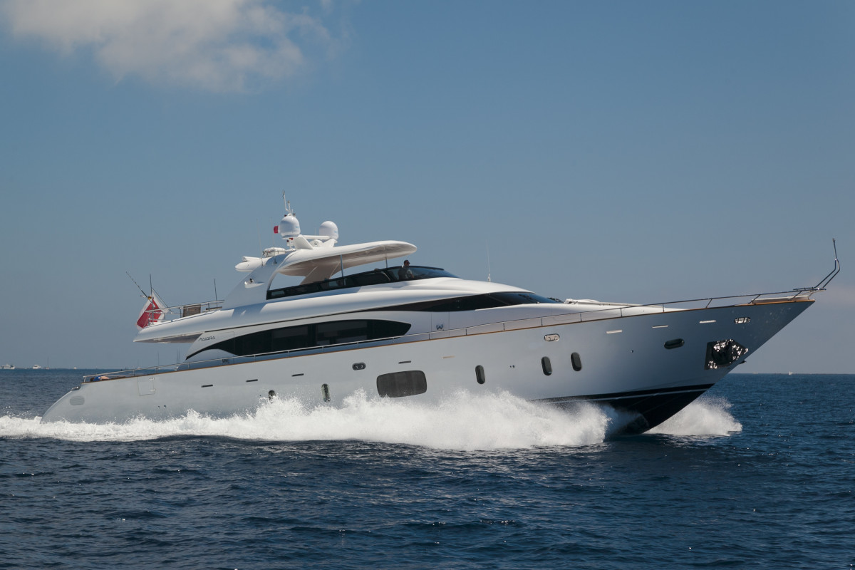 M/Y Olga I underway in the Mediterranean