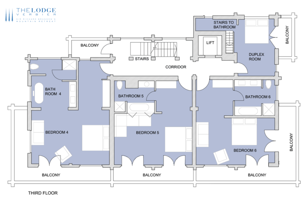 Lodge floor plans Verbier