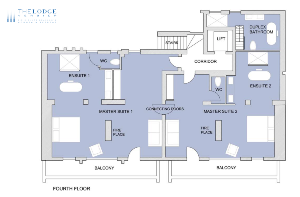 The Lodge Verbier Floor plans